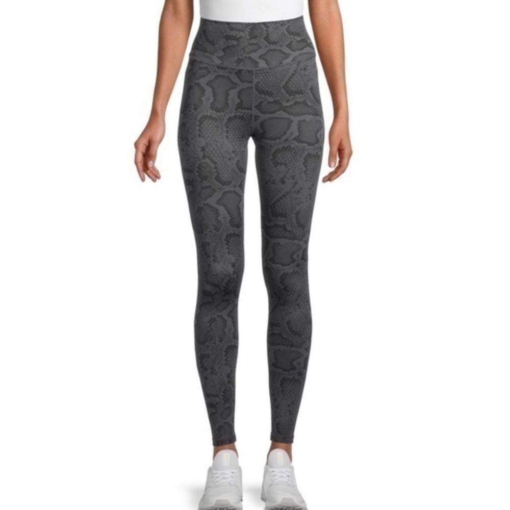 ALL FENIX Women's Indie High-waist Python Leggings In Charcoal